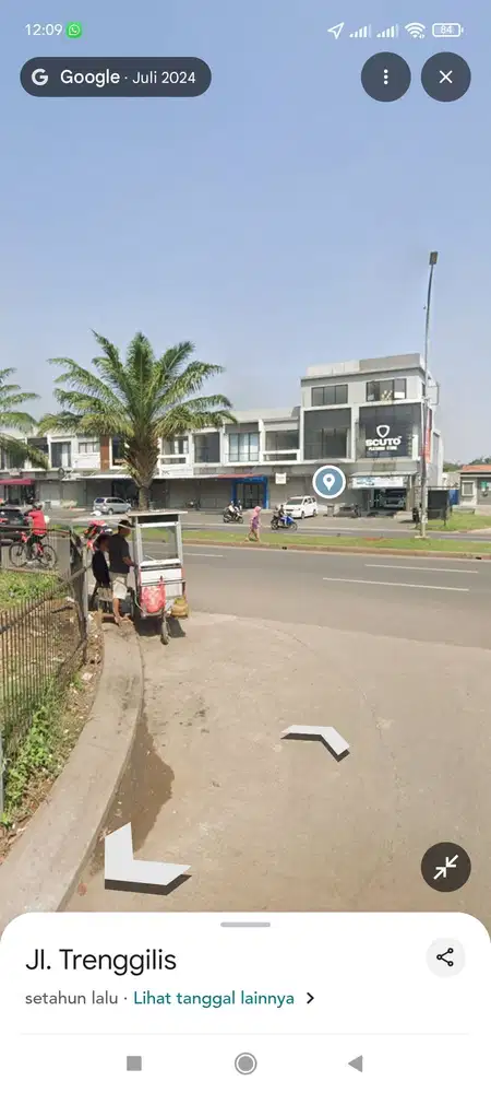 Tanah + bangunan di grand witasa jual murah mustika jaya bekasi