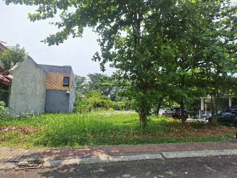 Dijual tanah, posisi hoek cluster realestate di Citra Indah City