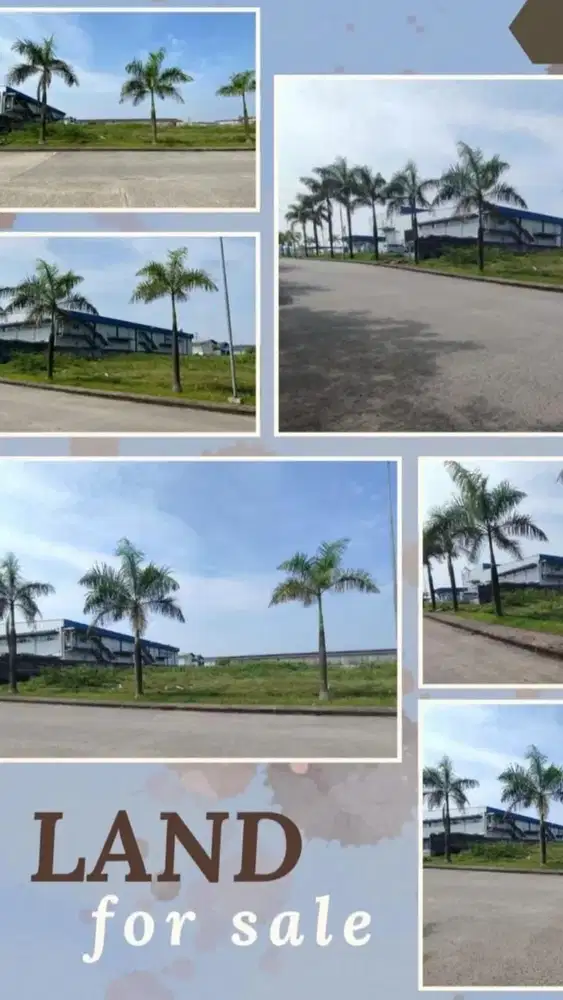 Dijual tanah di jalan utama modern Cikande Serang, Banten