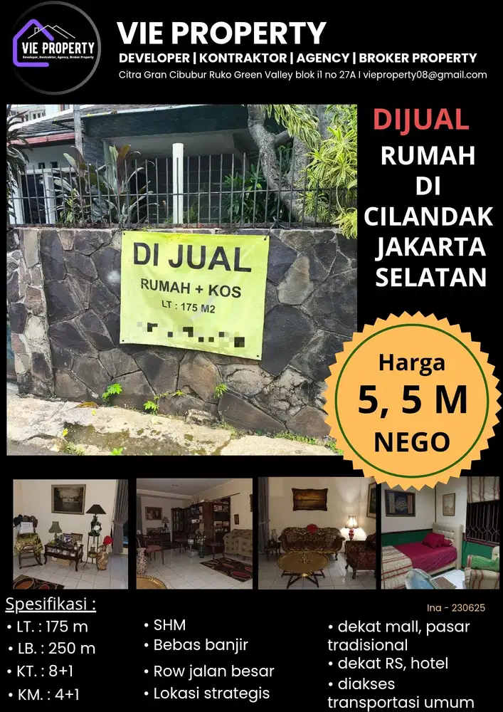 Rumah apik di Cilandak Jakarta Selatan