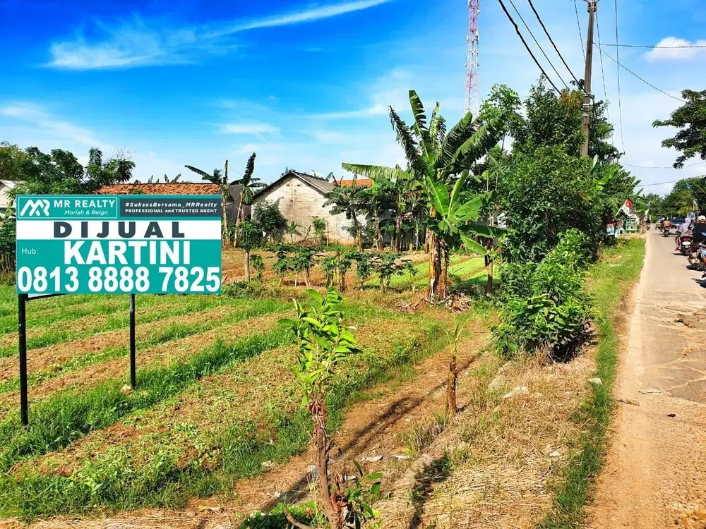 Dijual Kavling di Babelan Bekasi, Lokasi Pinggir Jalan Raya