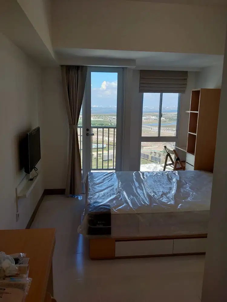 Apartemen tokyo riverside studio furnish murah / Apartemen pik 2 mura