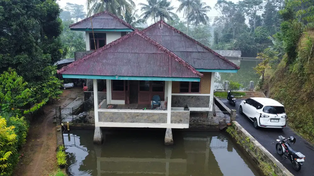 Tanah Kebun Durian 1,8 ha + Rumah villa + Kolam + Sawah Dijual Murah