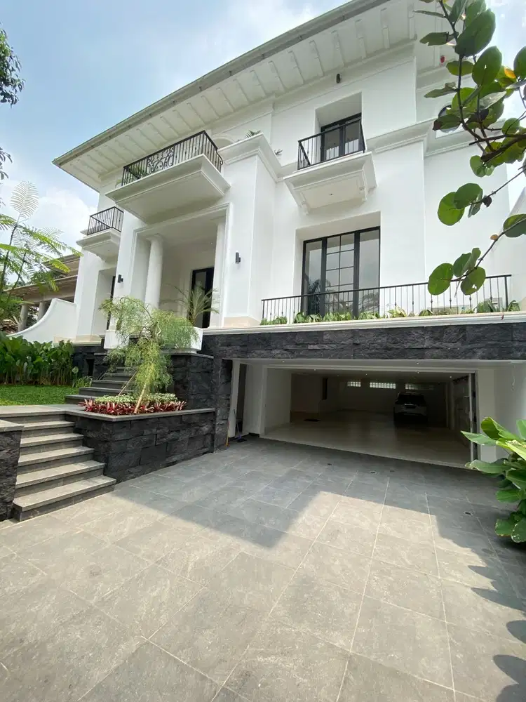 For Sale Luxury House dengan Style Modern, Private Lift, Marble Italia & Finishing Premium Eropa Di Elite Kemang