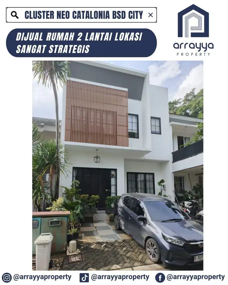 RUMAH RAPI 3 LANTAI CLUSTER NEO CATALONIA BSD .HRB186.