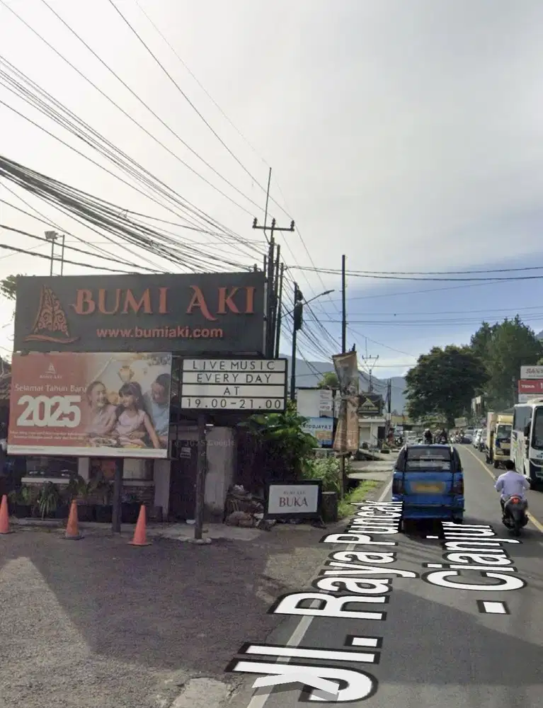 Tanah 1.700 m² di Cisarua Puncak – 90 Meter dari Jl Utama!