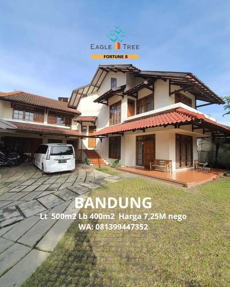 DiJual Rumah + Kamar Kost Siap Usaha diBandung