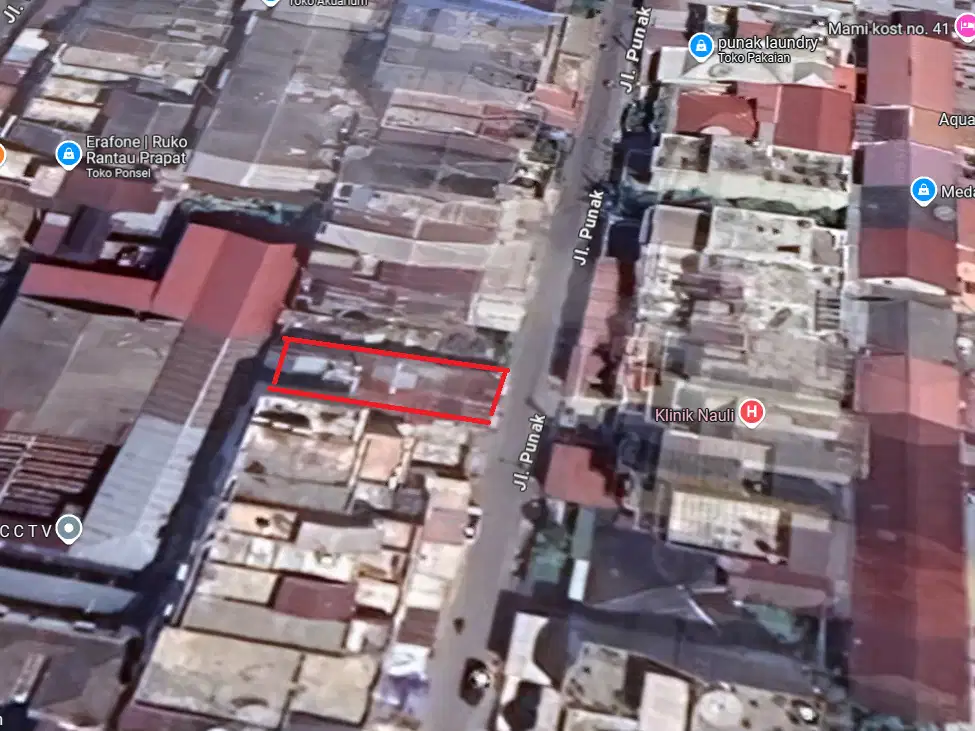 Dijual Tanah di Jalan Punak Medan Petisah
