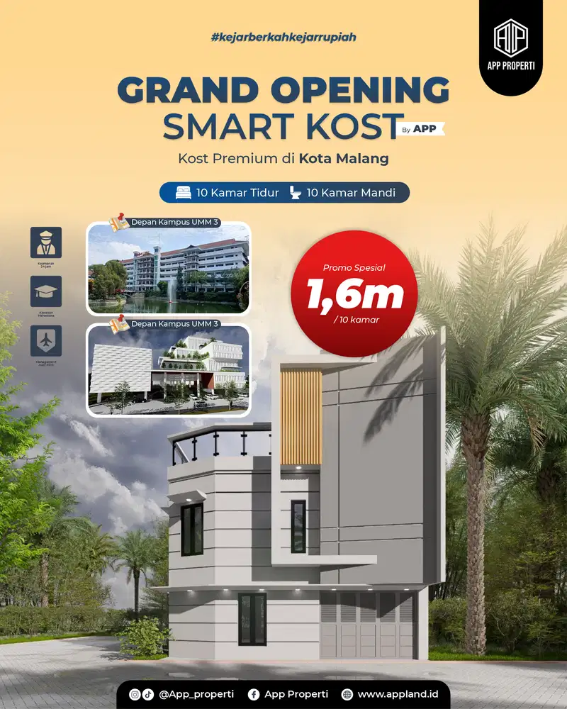 RUMAH KOS EKSKLUSIVE DIJUAL MURAH KOTA MALANG