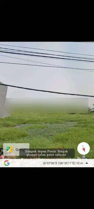 Dijual Tanah Lokasi Strategis di tepi Jalan Raya