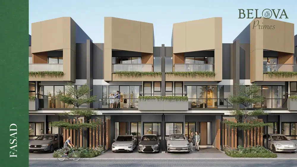 Dijual Hunian Mewah 3 Lantai Belova Primes @Terravia di BSD City, Tangerang