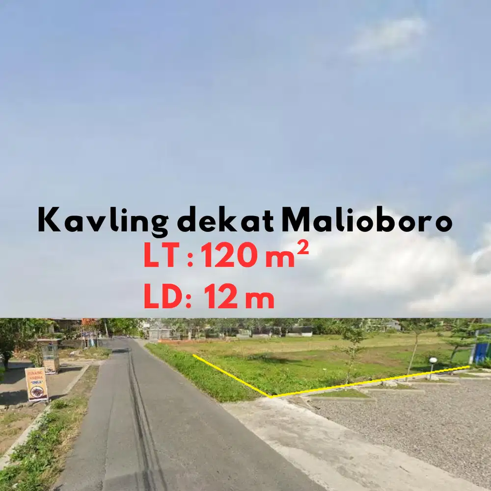 Dalam Ringroad Kavling 120, SHM dekat Jantung Kota Titik Nol km