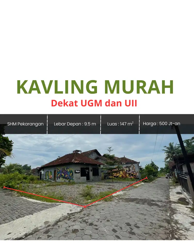 Kavling Murah, Cocok untuk Kost-an dan Hunian