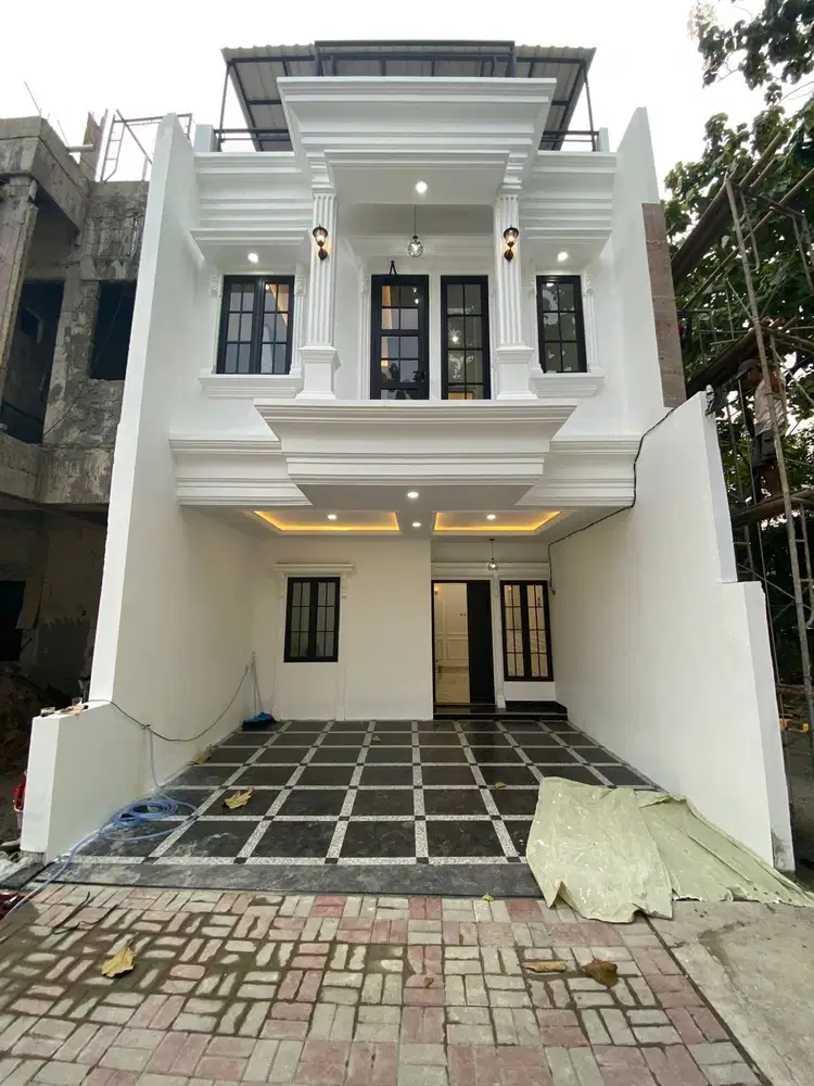Rumah mewah di selatan jakarta beji tanah baru depok