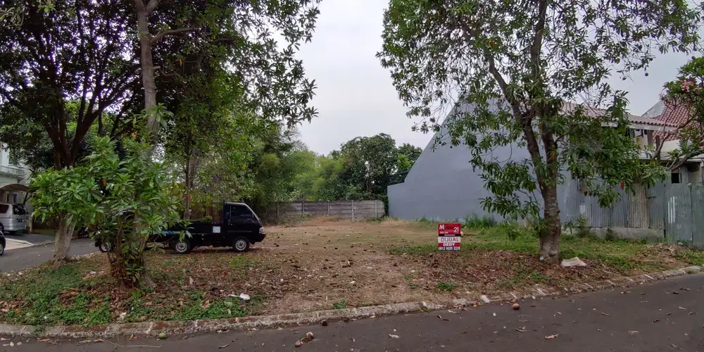 Tanah Kavling Cluster Posisi Sudut di Alam Sutera, Tangerang