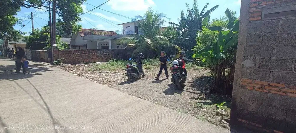 Tanah Siap Bangun di Jalan Cemara dekat RS Mitra Jatiasih