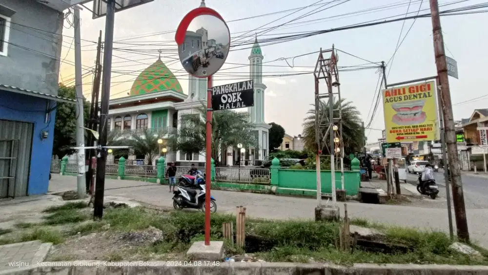 Tanah Dekat Pasar Induk Cibitung nempel Perum Pondok Tanah Mas