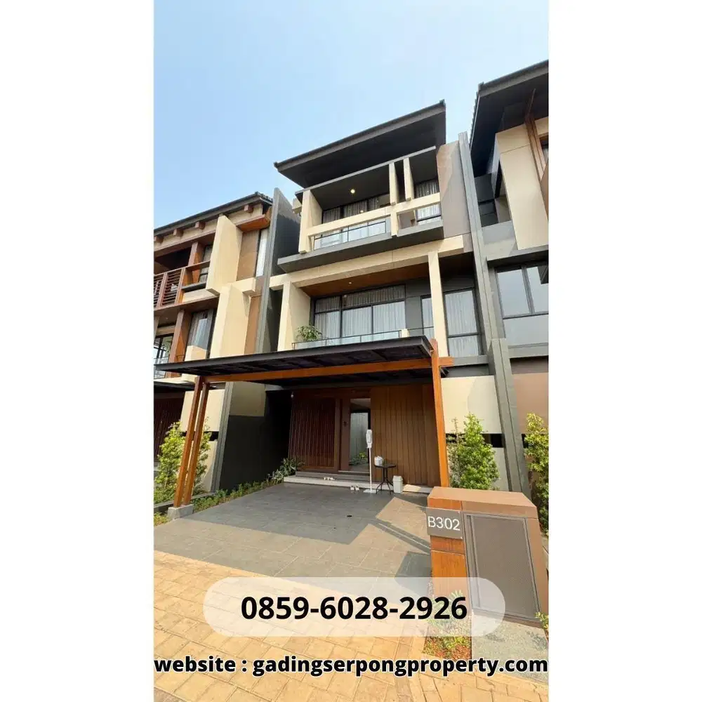 New  Full spec Gaya Jepang Terbaru Di BSD Wynyard at Hiera Full Marmer