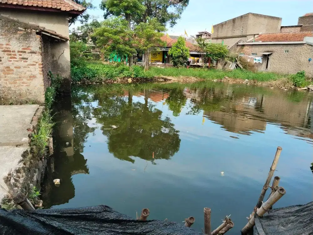 Murah dijual tanah kolam dikawasan padat penduduk