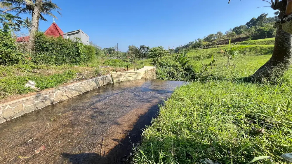 Tanah di puncak bogor ada aliran sungai kecil
