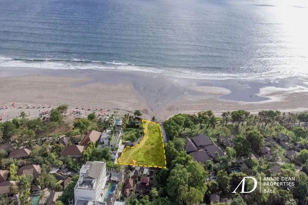 FREEHOLD RARE PRIME BEACHFRONT LAND INVESTMENT OPPORTUNITY IN SEMINYAK