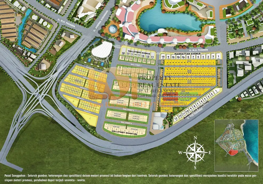 Dijual Kavling Komersial PIK 2 1600m2 Row Boulevard Utama 35Jt/Meter