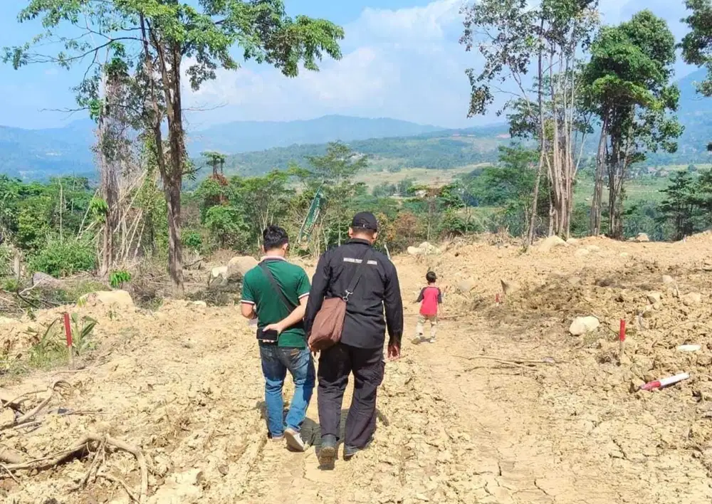Tanah Murah di Bogor View Gunung Sawah dekat Jakarta Depok Bekasi SHM