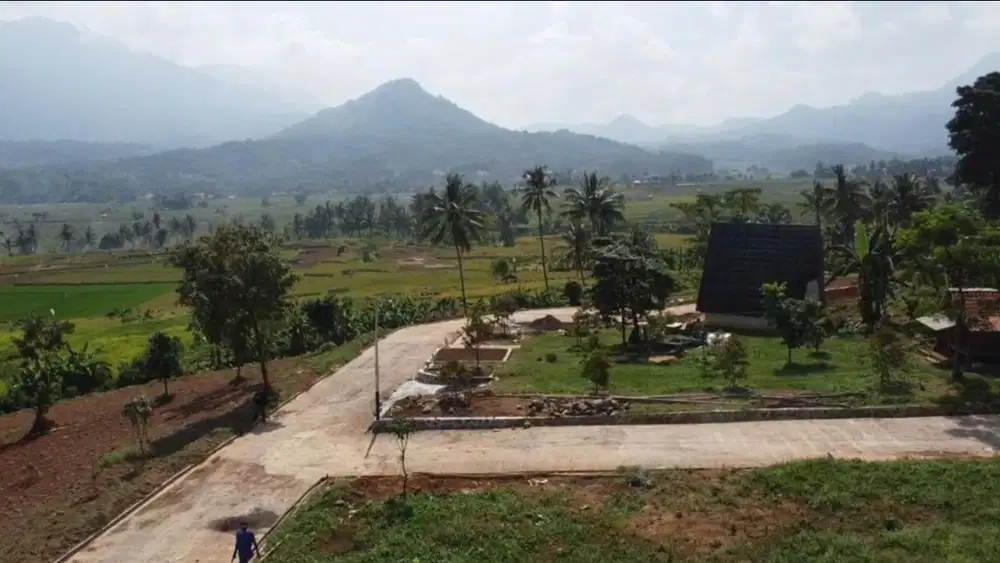 Tanah Murah Tidak Masuk Gang Nmpel Jalan Raya View Gunung Sawah Sungai