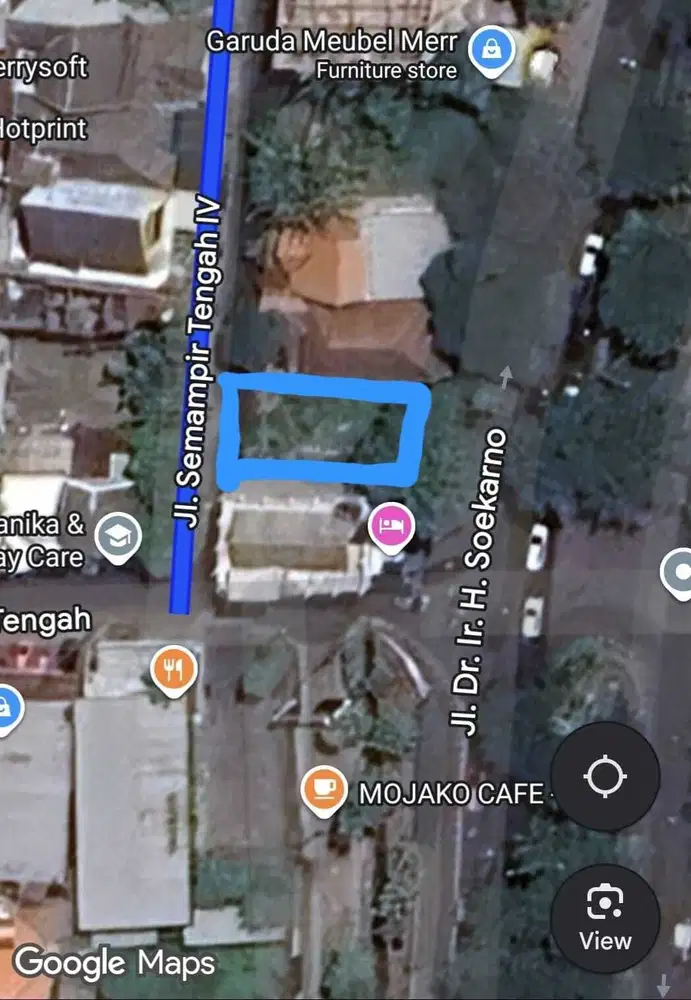 Dijual Tanah Nol Jalan Raya Merr Dekat Semampir