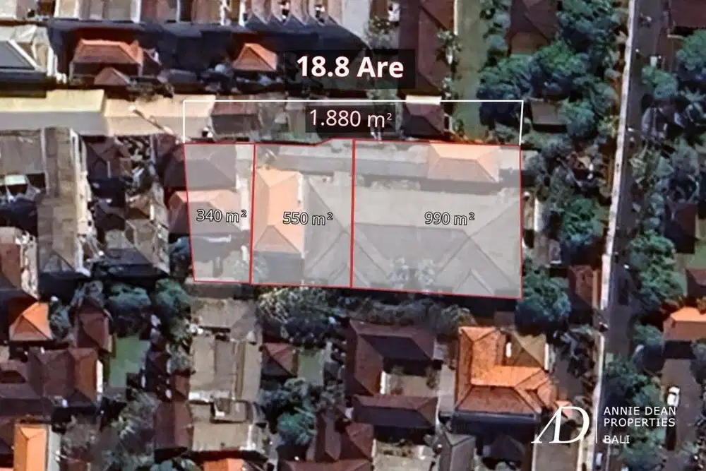 FREEHOLD LAND WITH A BUILDING IN KUTA (18 ARE)