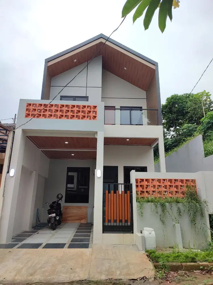Rumah 2 lantai Ready Stok dalam perumahan lengkap dengan fasilitas
