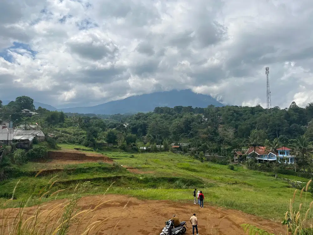 Tanah 750m2 di puncak bogor best view akses mobil