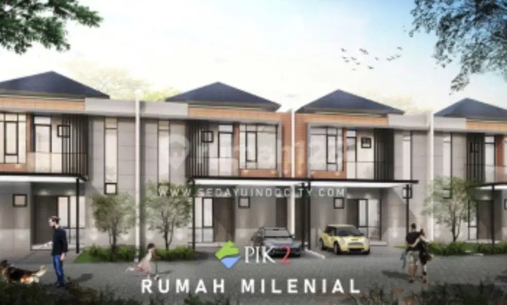 Dijual Rumah Milenial Cluster Baltimore Uk 8x12,5 Posisi Badan