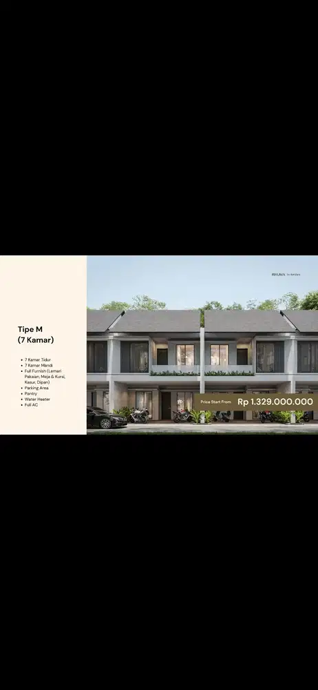 Investasi Mewah, Cuan Tiap Bulan - Rumah Kos Eksklusif Siap Huni