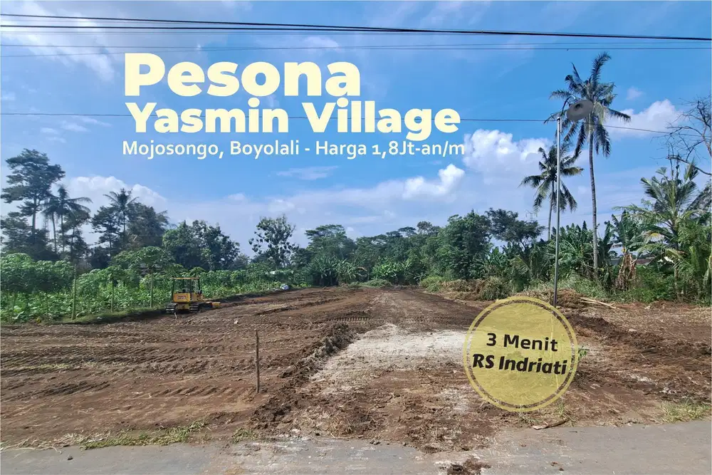 Kavling Boyolali, 1,8Jt-an/m, 7 Menit Pemkab Boyolali