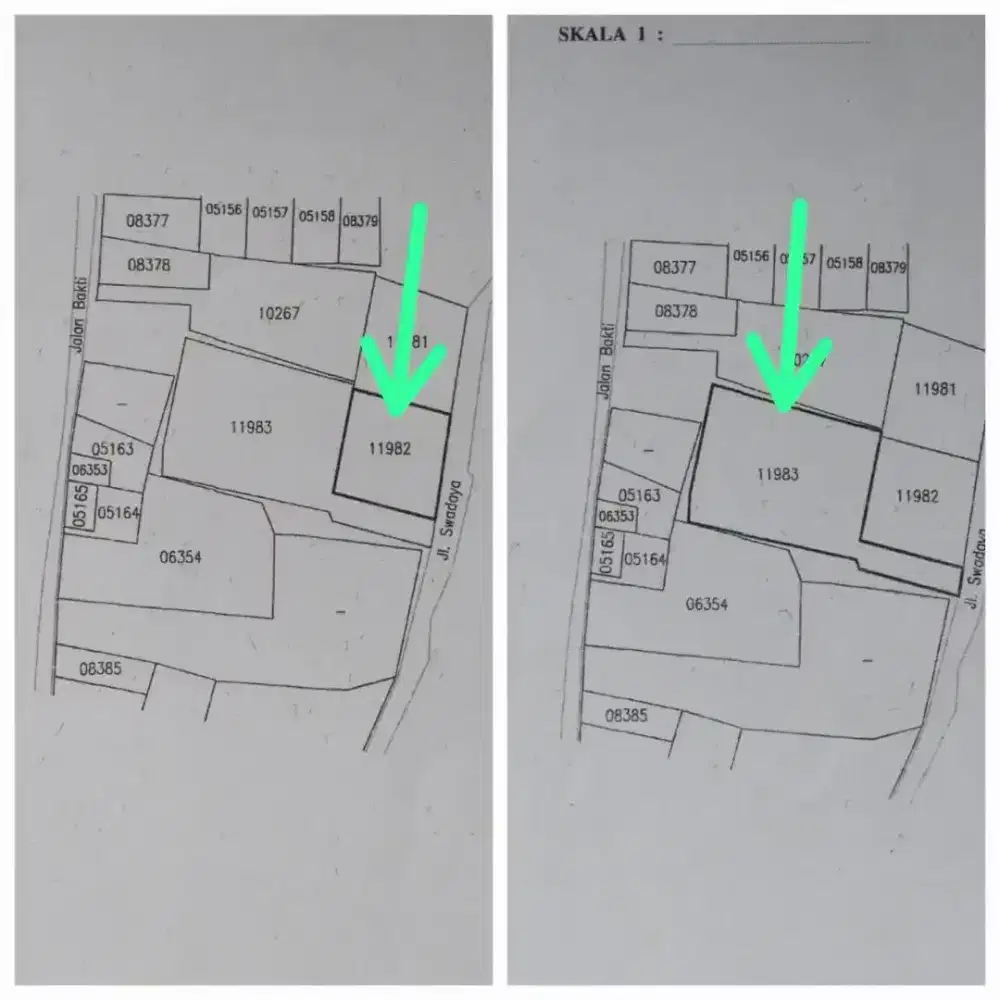 Jual Cepat Tanah di Jalan Swadaya, Mekarsari, Cimanggis, Depok.