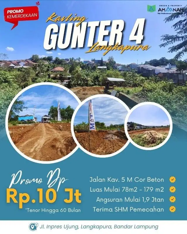 KAVLING KOTAMADYA PRAMUKA DEKAT KAMPUS MALAHAYATI