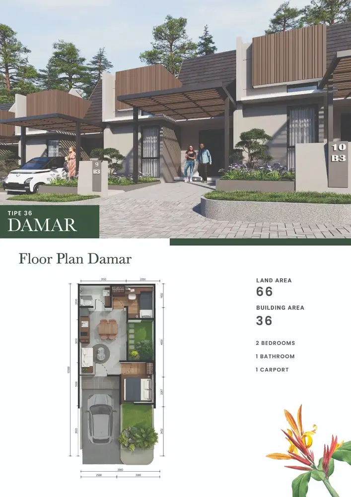 Rumah cantik hrg terjangkau dekat nusaloka BSD