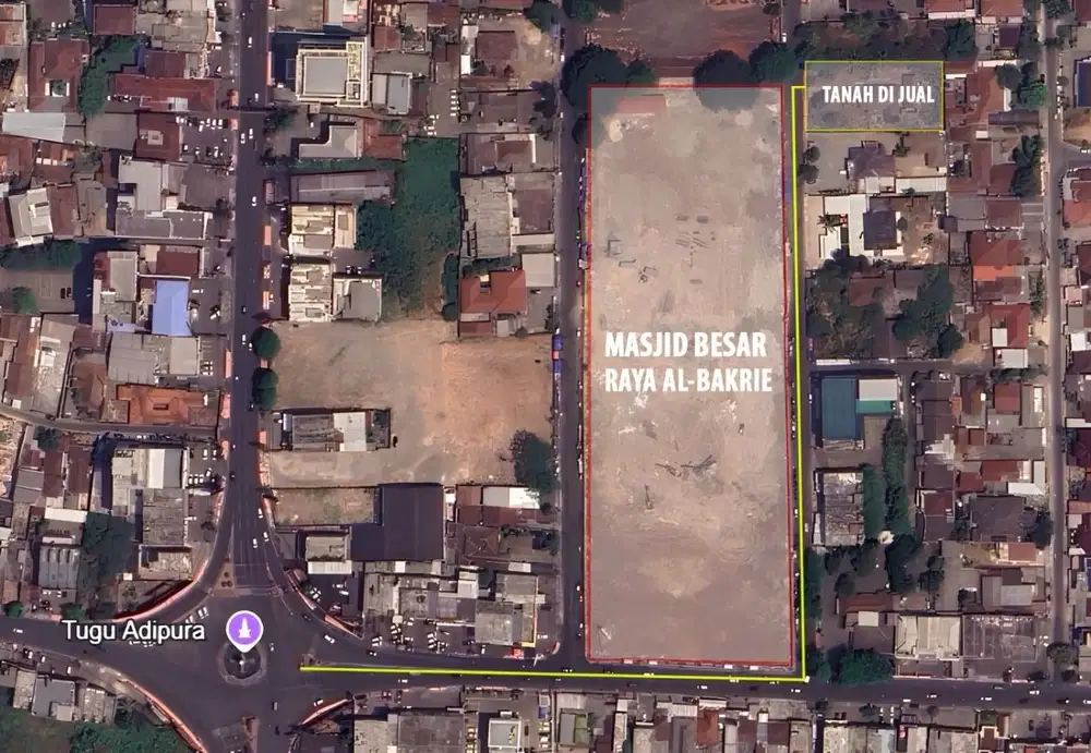 TANAH COXOK BUAT HITALNDINPUSAT JOTA BANDAR LAMPUNG DIJUAL MURAH