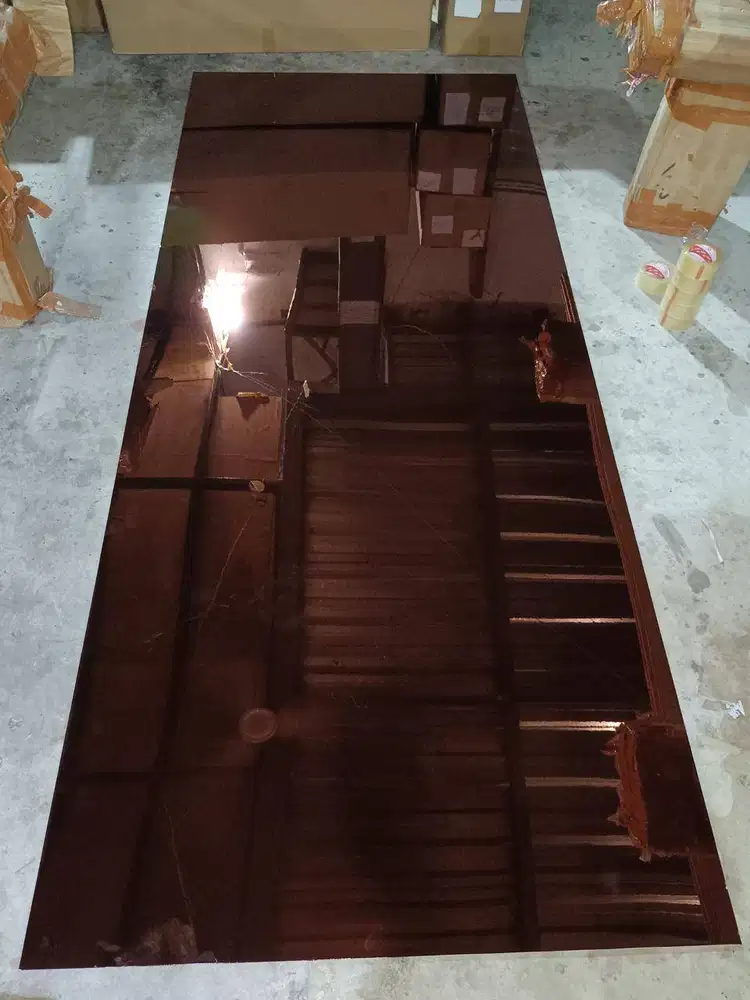 Sheet Board Dinding Anti Air 290x122 Cm x 5 mm Model Mirror