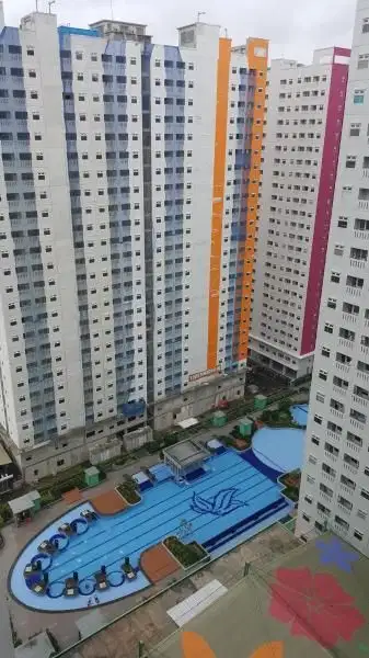 GREEN PRAMUKA CITY TIPE FURNISH LENGKAP 2 KAMAR TIDUR DISEWA PER THN T