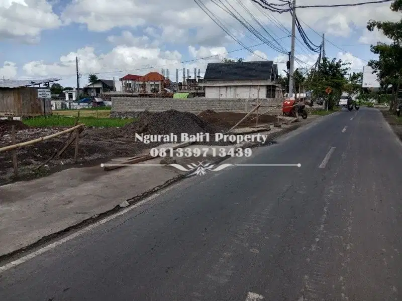 Disewakan Tanah Super Premium Luas 12 Are View Sawah dan Sungai Canggu