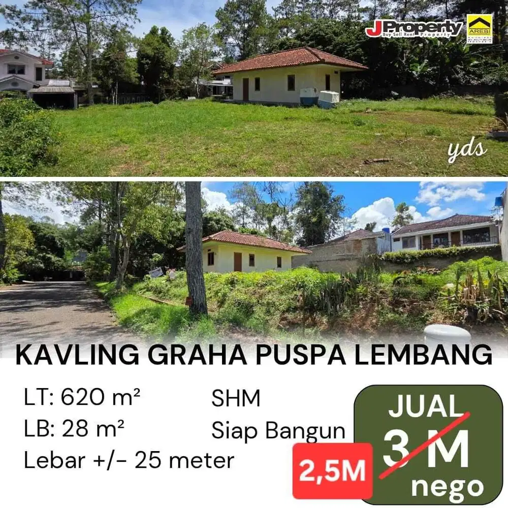 Jual Kavling Graha Puspa Lembang