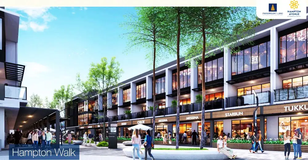 Ruko Hampton Walk , manhattan District Gading Serpong