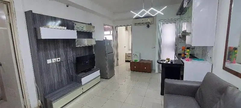 Sewa cepat apartemen greenbay pluit 3br jadi 2br 49m furnished
