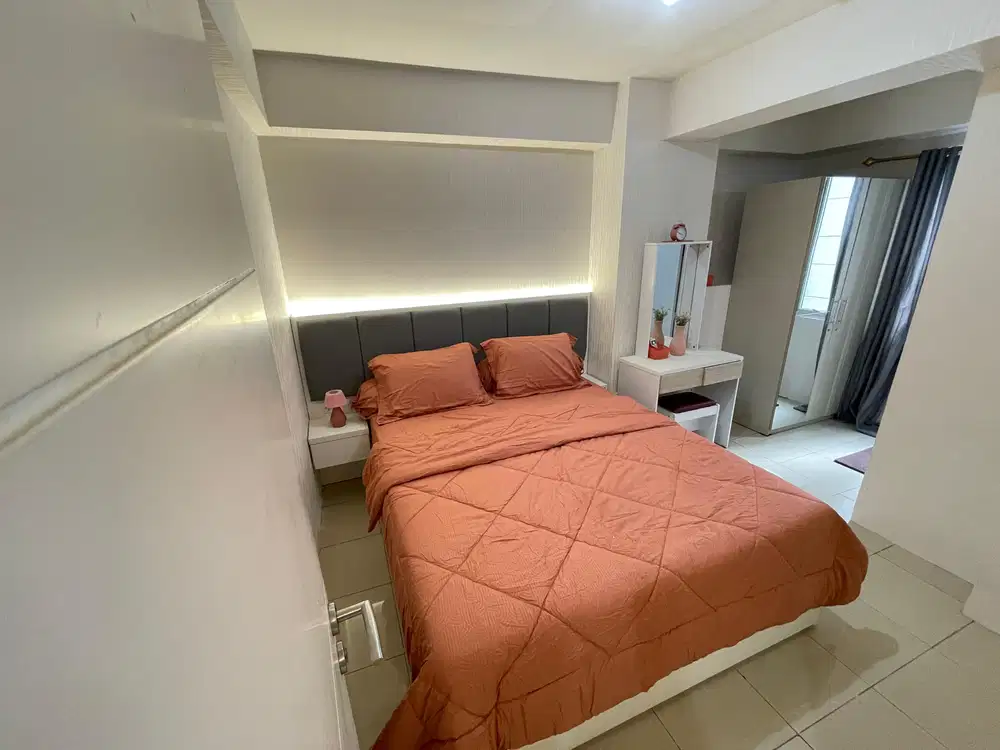 View Pool! 1BR Fullfurnished Lt Rendah Apartemen Bassura City