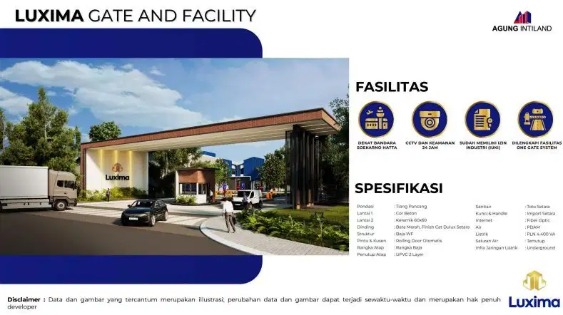 Gudang terbaru di Tangerang- Laksana Business Park