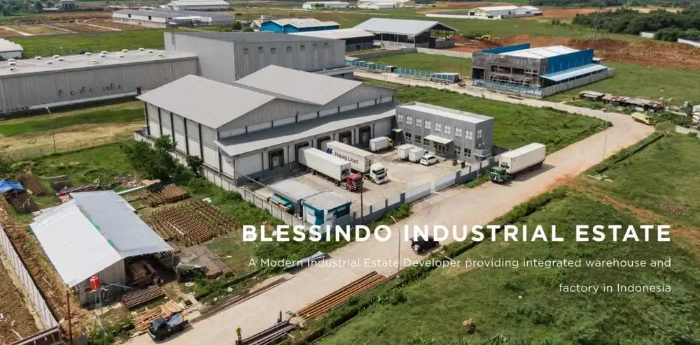 Gudang di Kawasan industri Blessindo - Legok , Tangerang