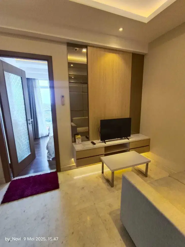 dijual 1BR furnished Apt. Puri Orchard lt rendah view city