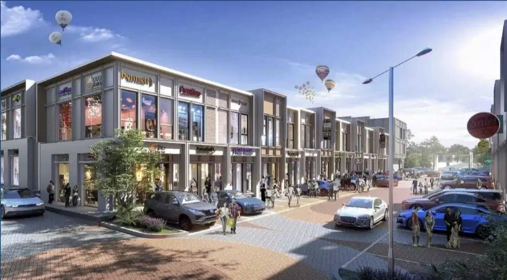 Ruko Mewah depan Living World Mall Kota wisata Cibubur